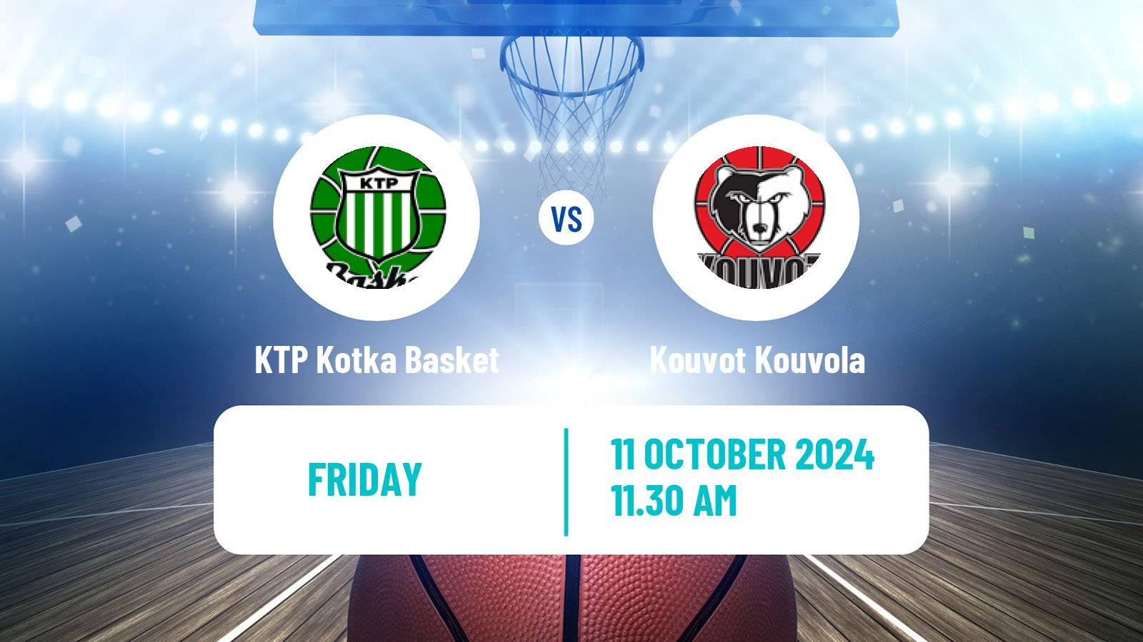 Basketball Finnish Korisliiga KTP Kotka Basket - Kouvot Kouvola