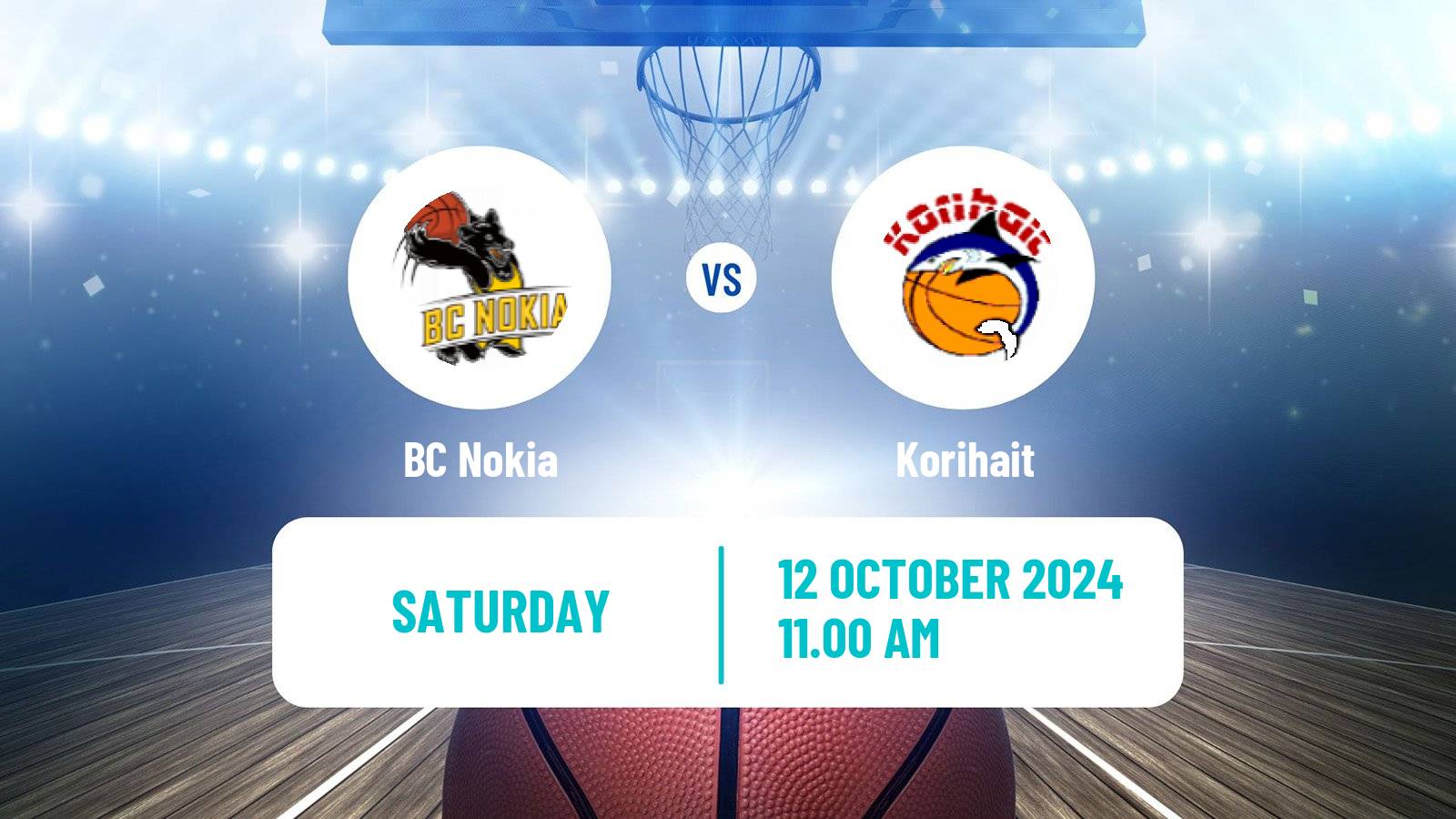 Basketball Finnish Korisliiga BC Nokia - Korihait