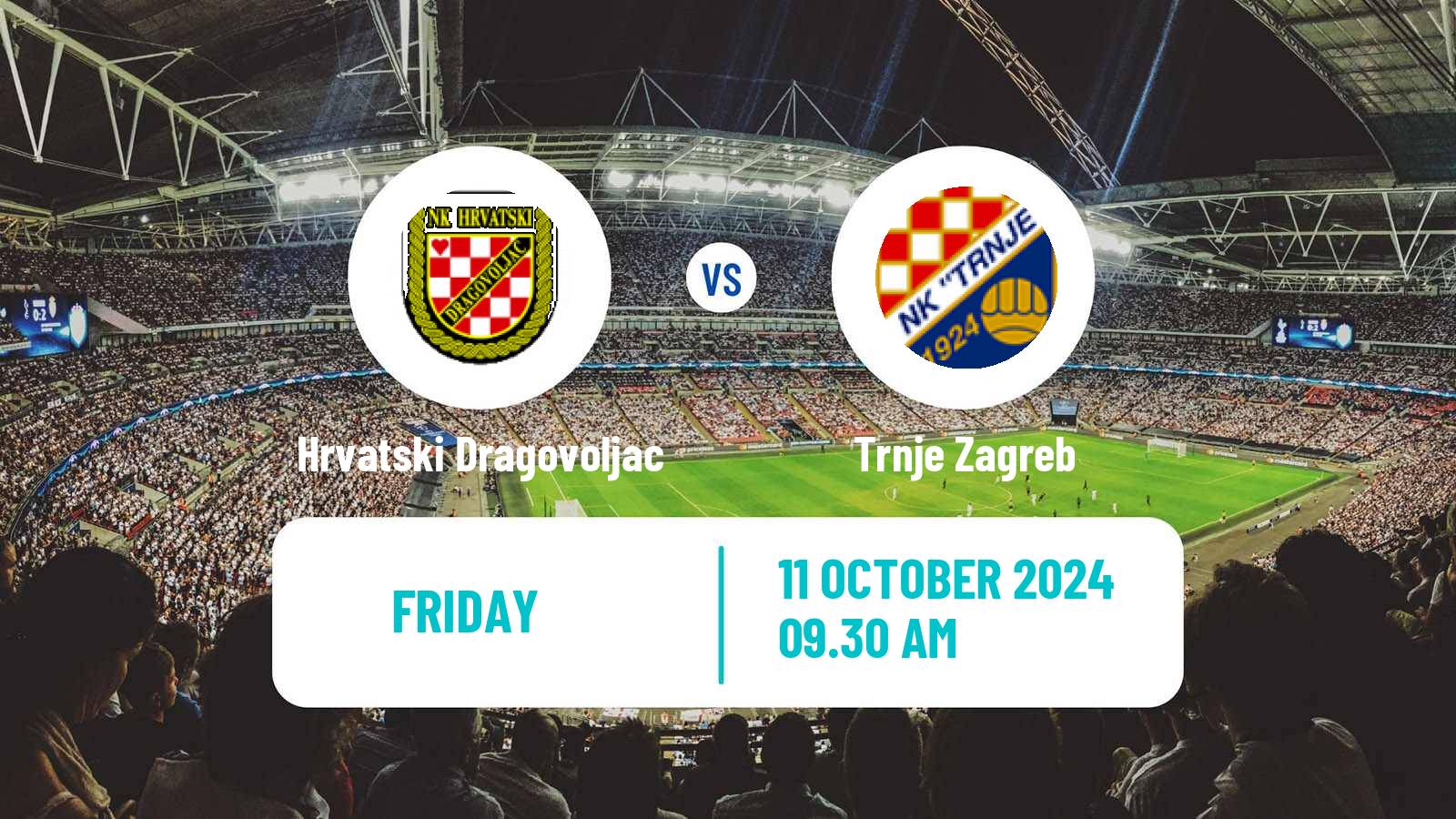 Soccer Croatian Druga NL Hrvatski Dragovoljac - Trnje Zagreb