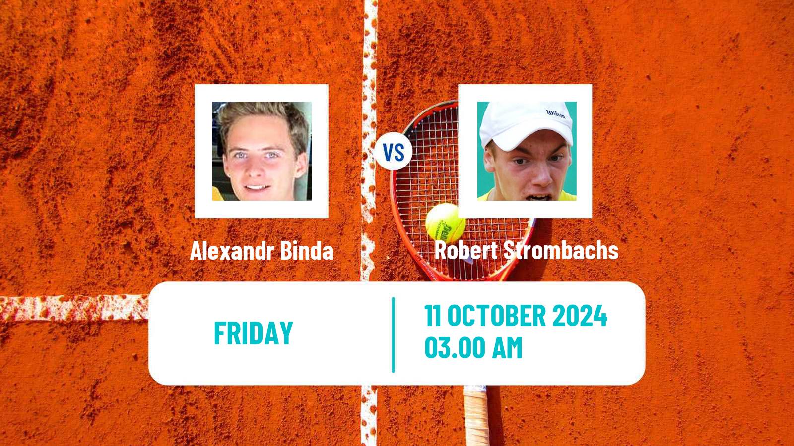 Tennis ITF M15 Sharm Elsheikh 13 Men Alexandr Binda - Robert Strombachs