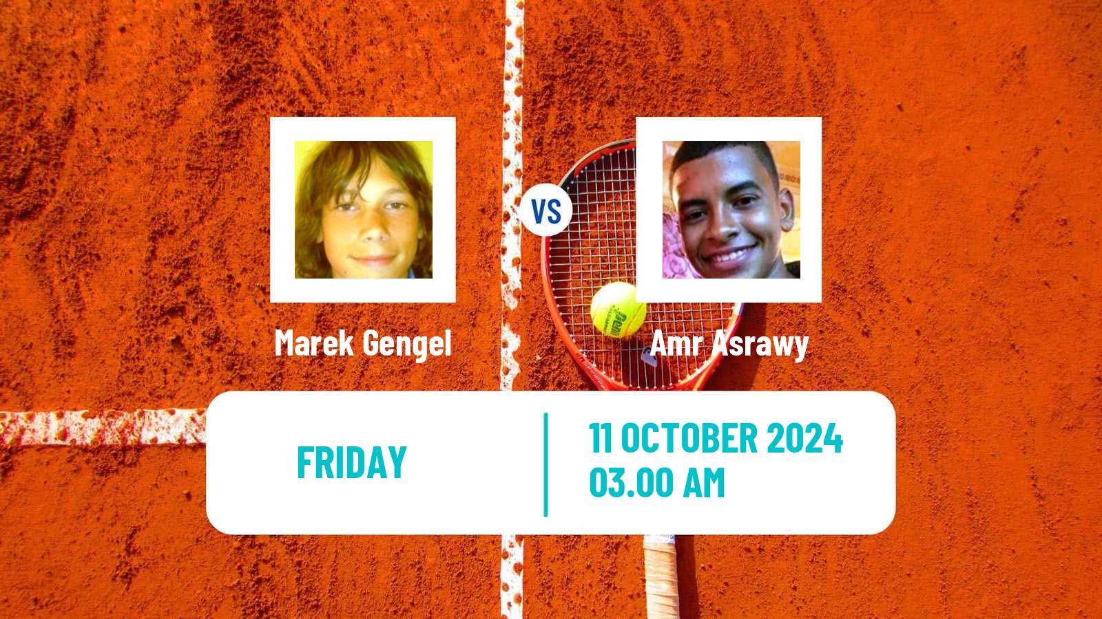 Tennis ITF M15 Sharm Elsheikh 13 Men Marek Gengel - Amr Asrawy