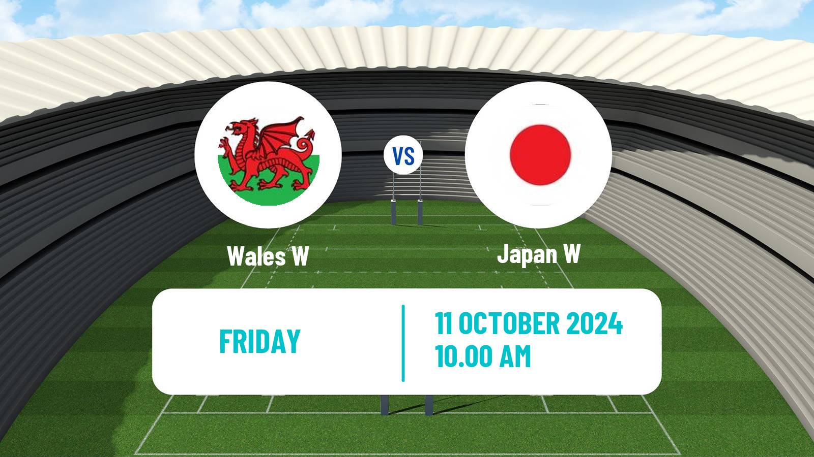 Rugby union WXV 2 Rugby Women Wales W - Japan W