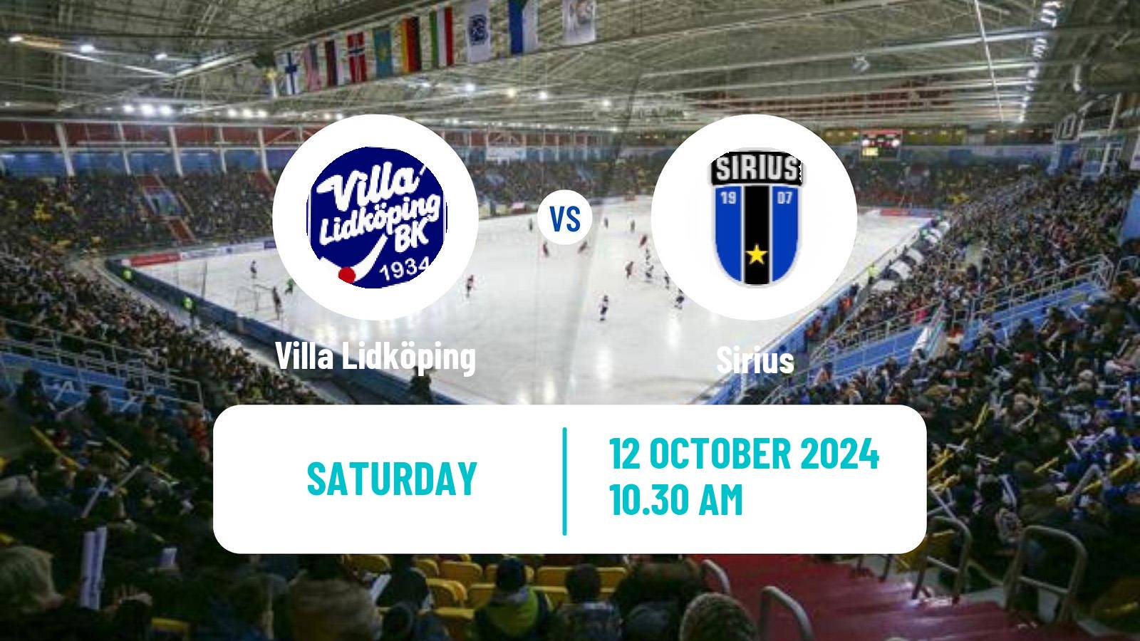 Bandy Svenska Cupen Bandy Villa Lidköping - Sirius