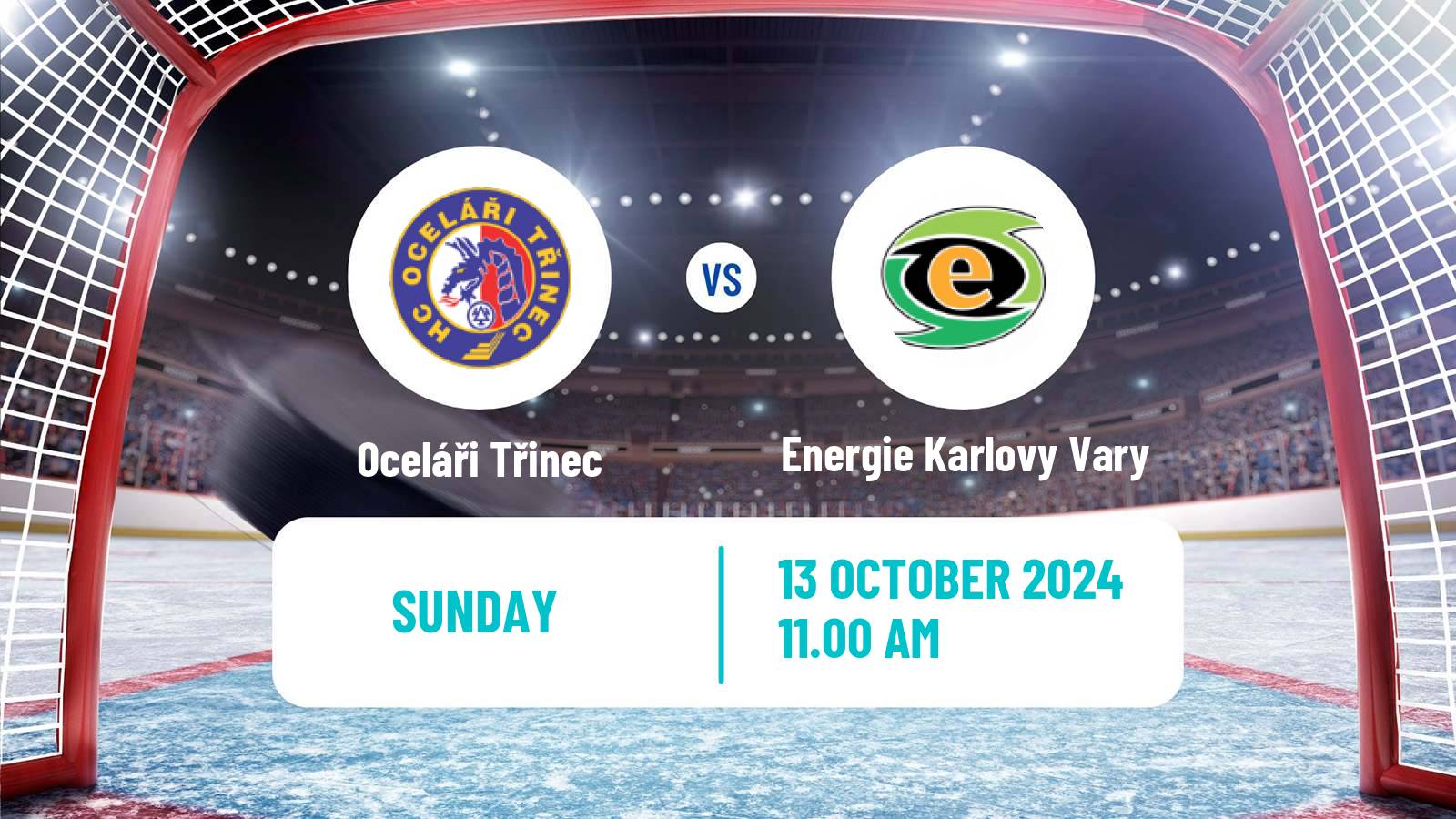 Hockey Czech Extraliga Oceláři Třinec - Energie Karlovy Vary