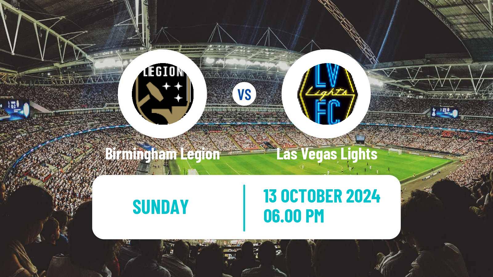 Soccer USL Championship Birmingham Legion - Las Vegas Lights