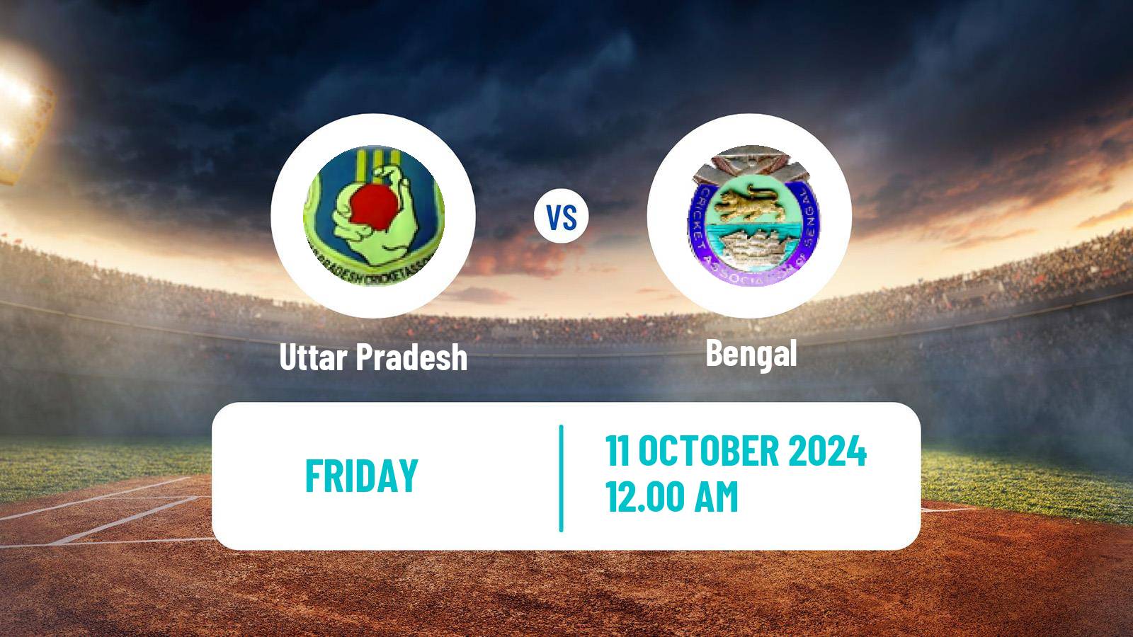 Cricket Ranji Trophy Uttar Pradesh - Bengal