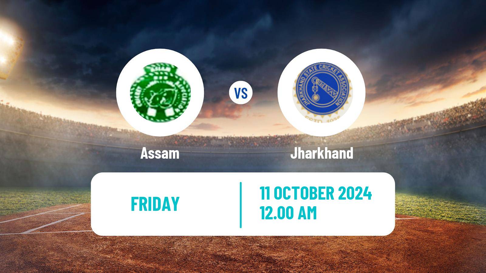 Cricket Ranji Trophy Assam - Jharkhand