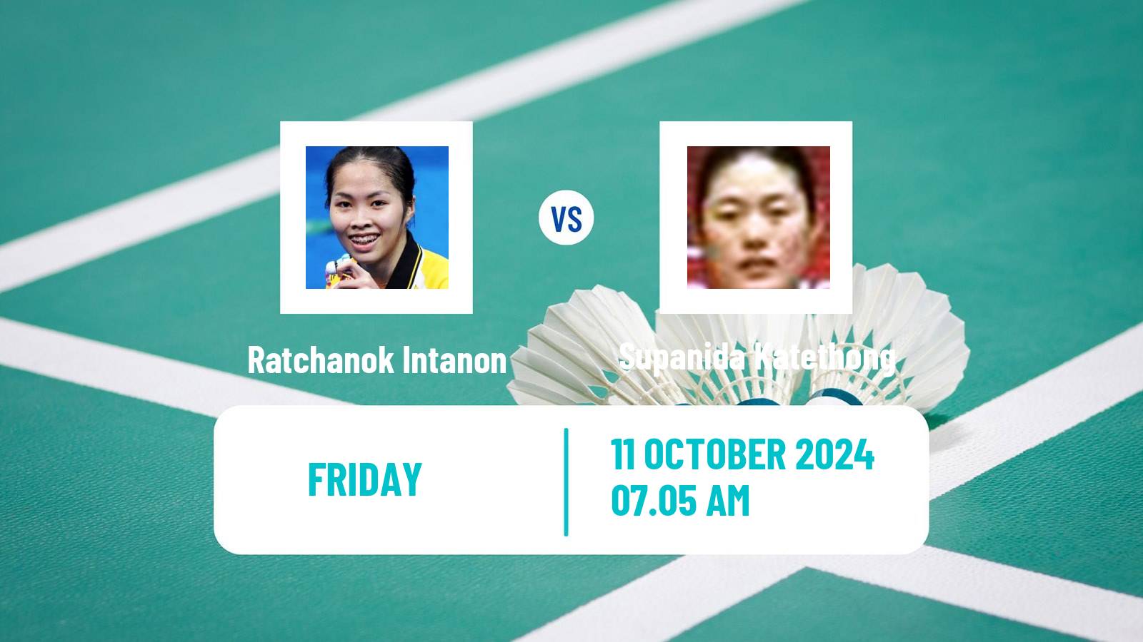 Badminton BWF World Tour Arctic Open Women Ratchanok Intanon - Supanida Katethong