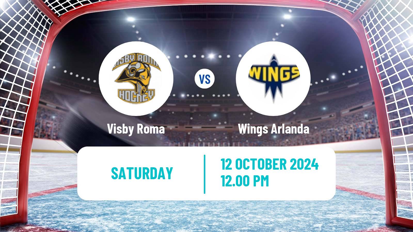 Hockey Swedish HockeyEttan Ostra Visby Roma - Wings Arlanda