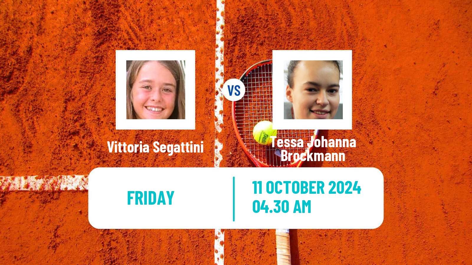 Tennis ITF W15 Monastir 39 Women Vittoria Segattini - Tessa Johanna Brockmann