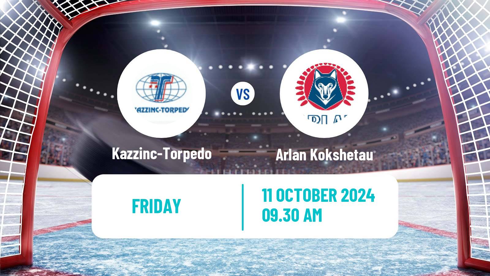 Hockey Kazakh Ice Hockey Championship Kazzinc-Torpedo - Arlan Kokshetau