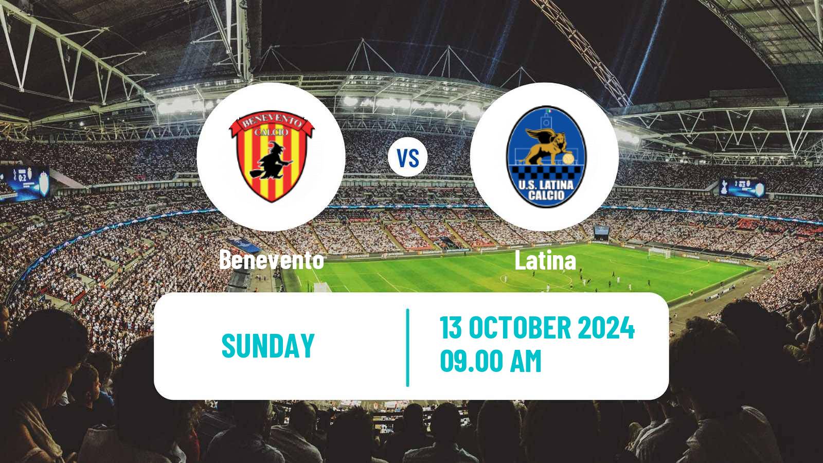 Soccer Italian Serie C Group C Benevento - Latina