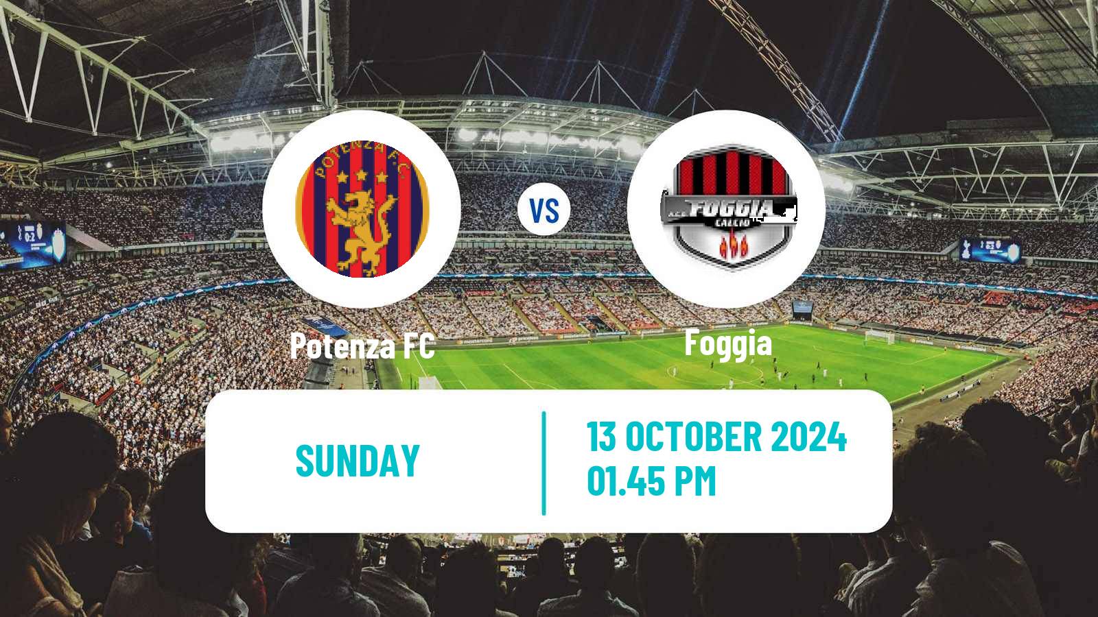 Soccer Italian Serie C Group C Potenza - Foggia