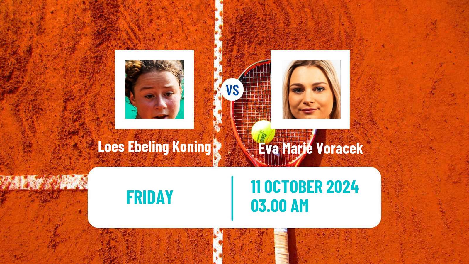 Tennis ITF W15 Heraklion 4 Women Loes Ebeling Koning - Eva Marie Voracek