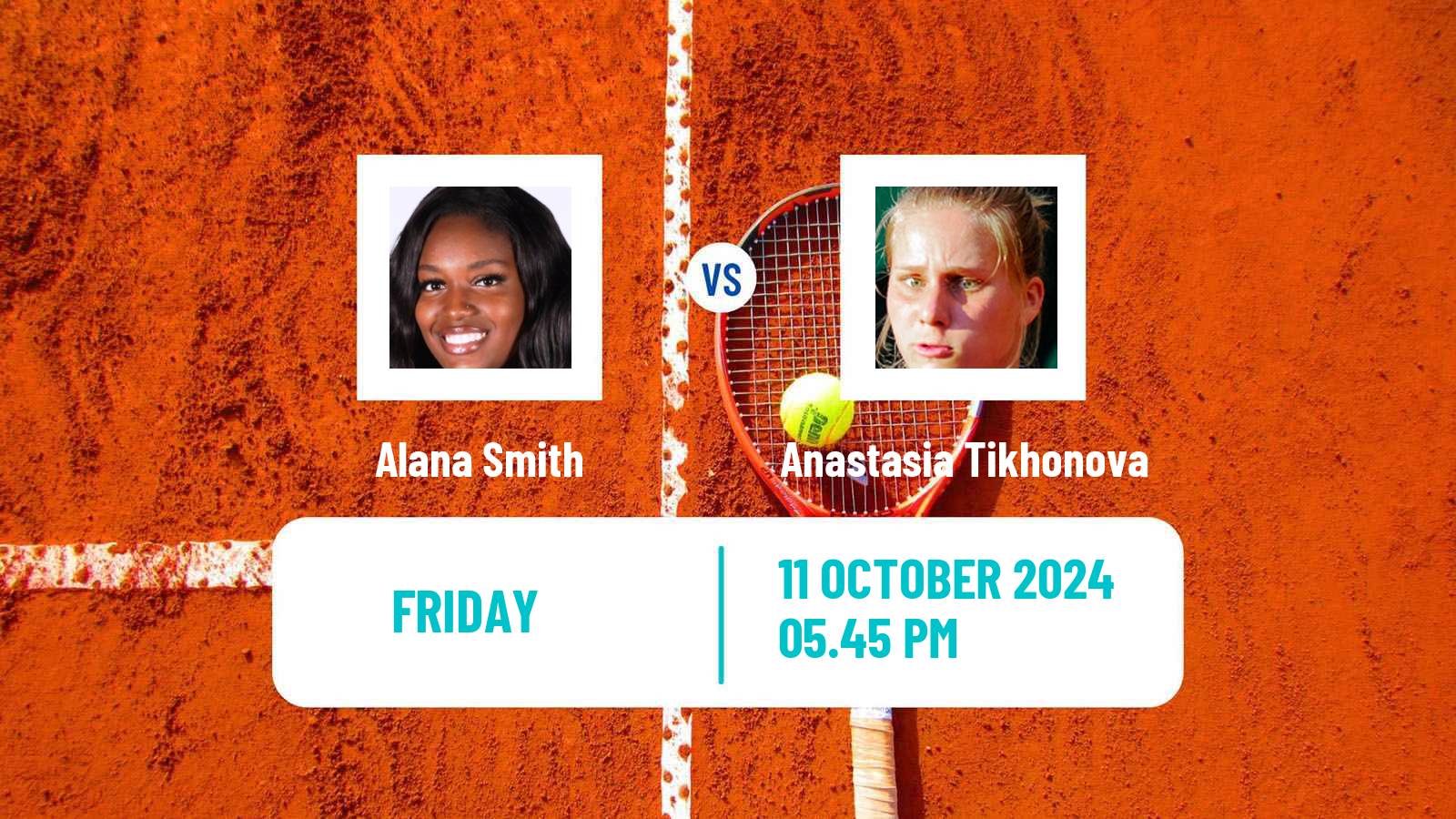 Tennis ITF W75 Edmond Women Alana Smith - Anastasia Tikhonova