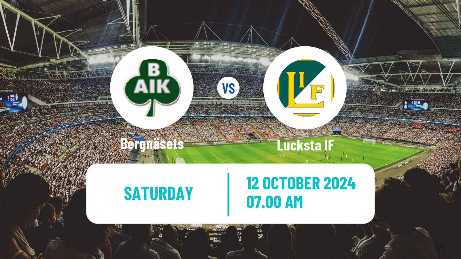 Soccer Swedish Division 2 - Norrland Bergnäsets - Lucksta