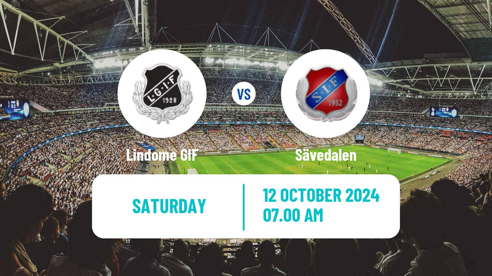 Soccer Swedish Division 2 - Västra Götaland Lindome - Sävedalen