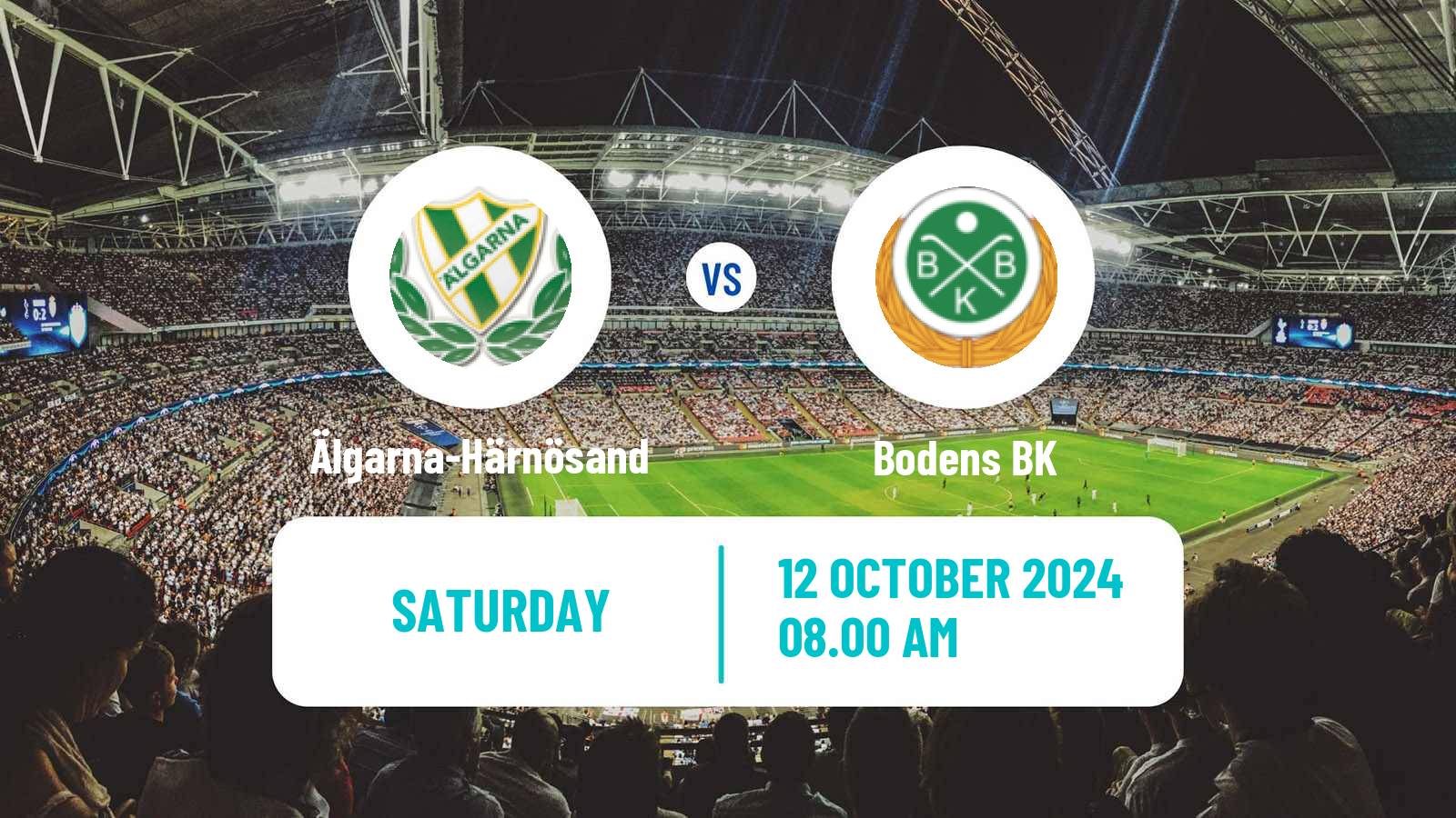 Soccer Swedish Division 2 - Norrland Älgarna-Härnösand - Boden