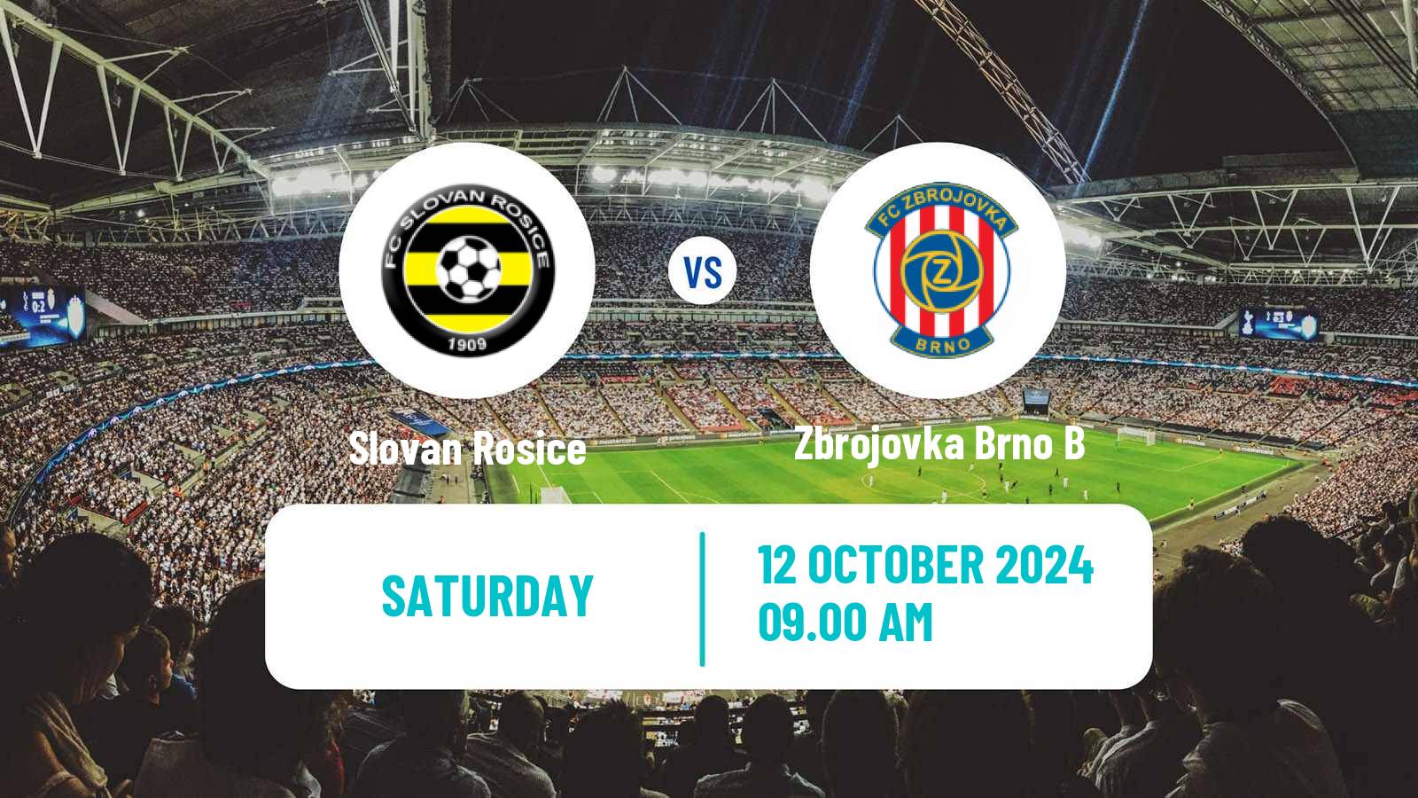 Soccer Czech MSFL Slovan Rosice - Zbrojovka Brno B