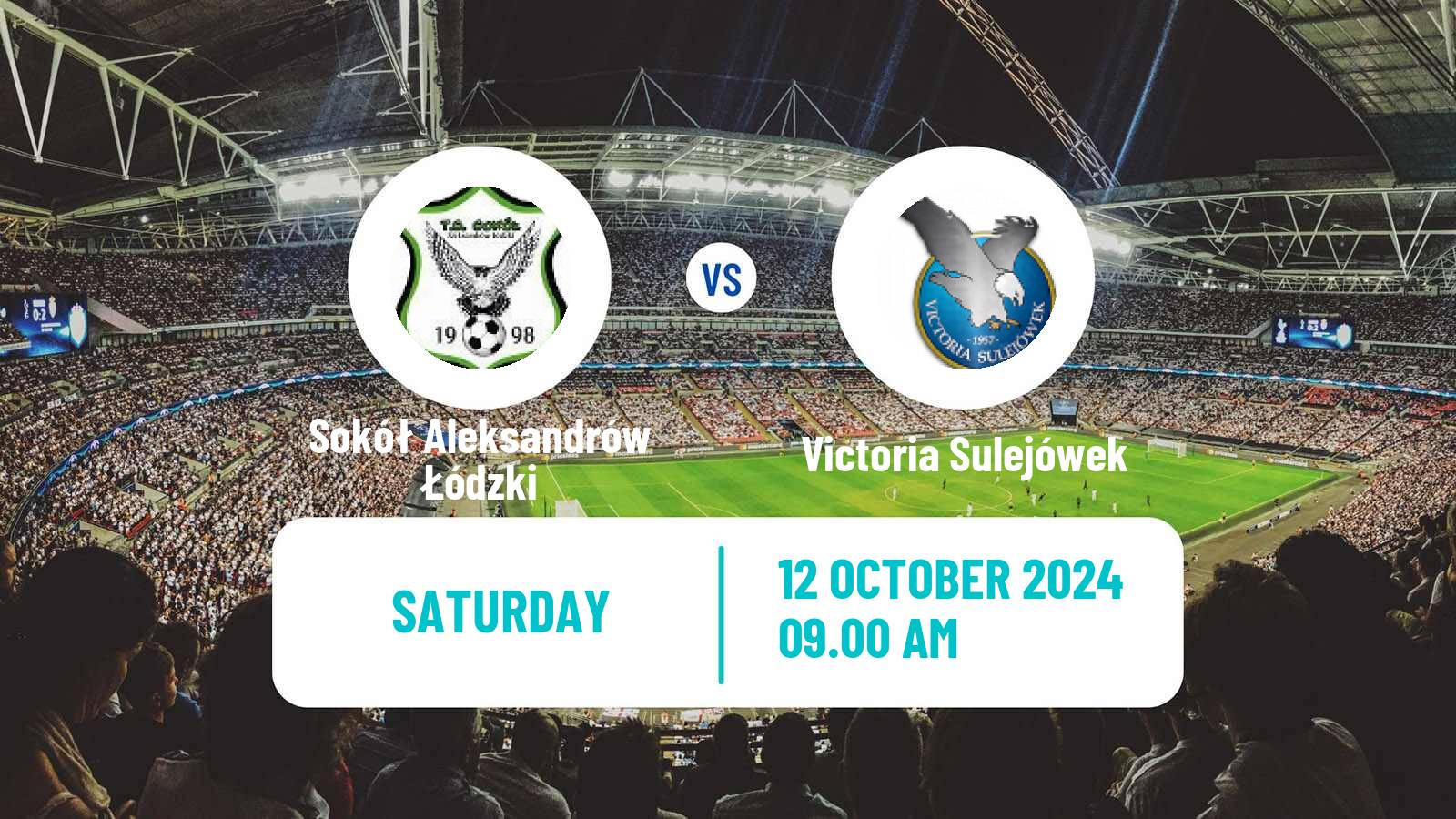 Soccer Polish Division 3 - Group I Sokół Aleksandrów Łódzki - Victoria Sulejówek