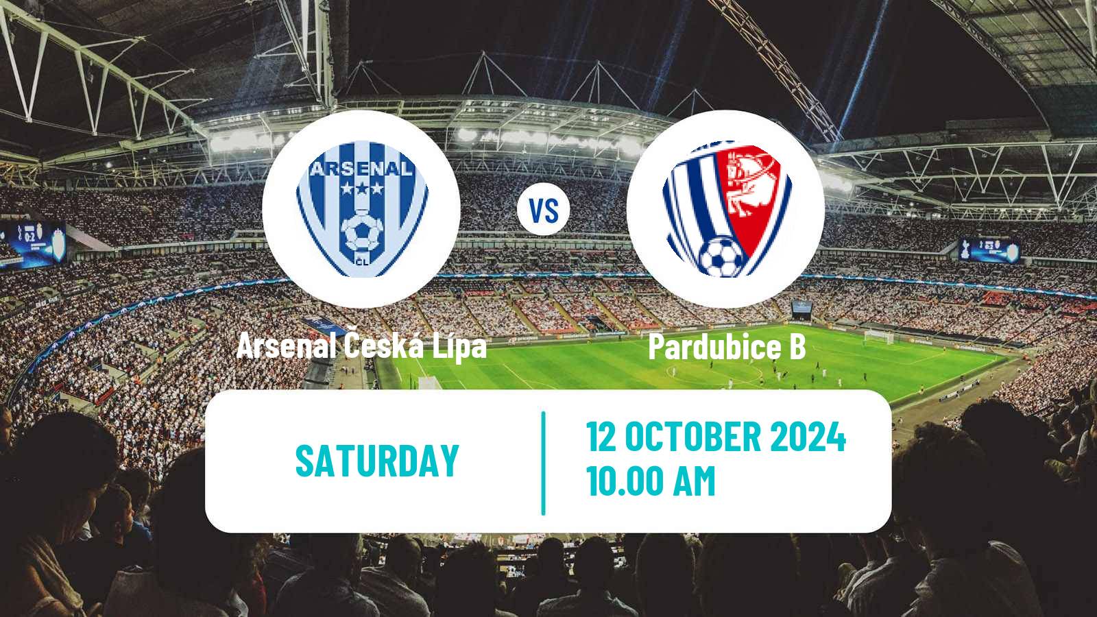 Soccer Czech CFL Group B Arsenal Česká Lípa - Pardubice B