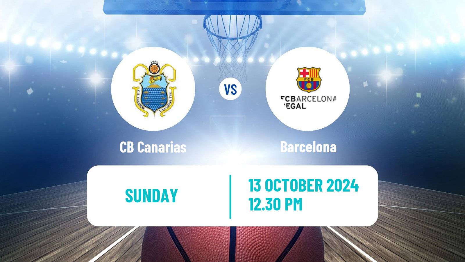 Basketball Spanish ACB League Canarias - Barcelona