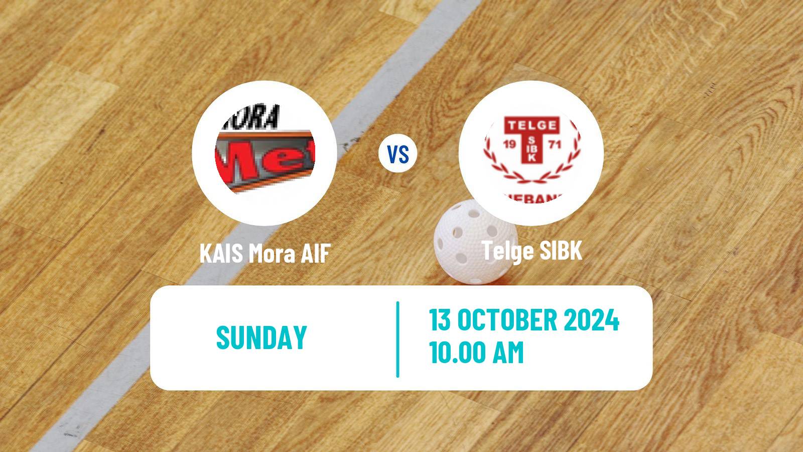 Floorball Swedish Superligan Floorball Women KAIS Mora AIF - Telge