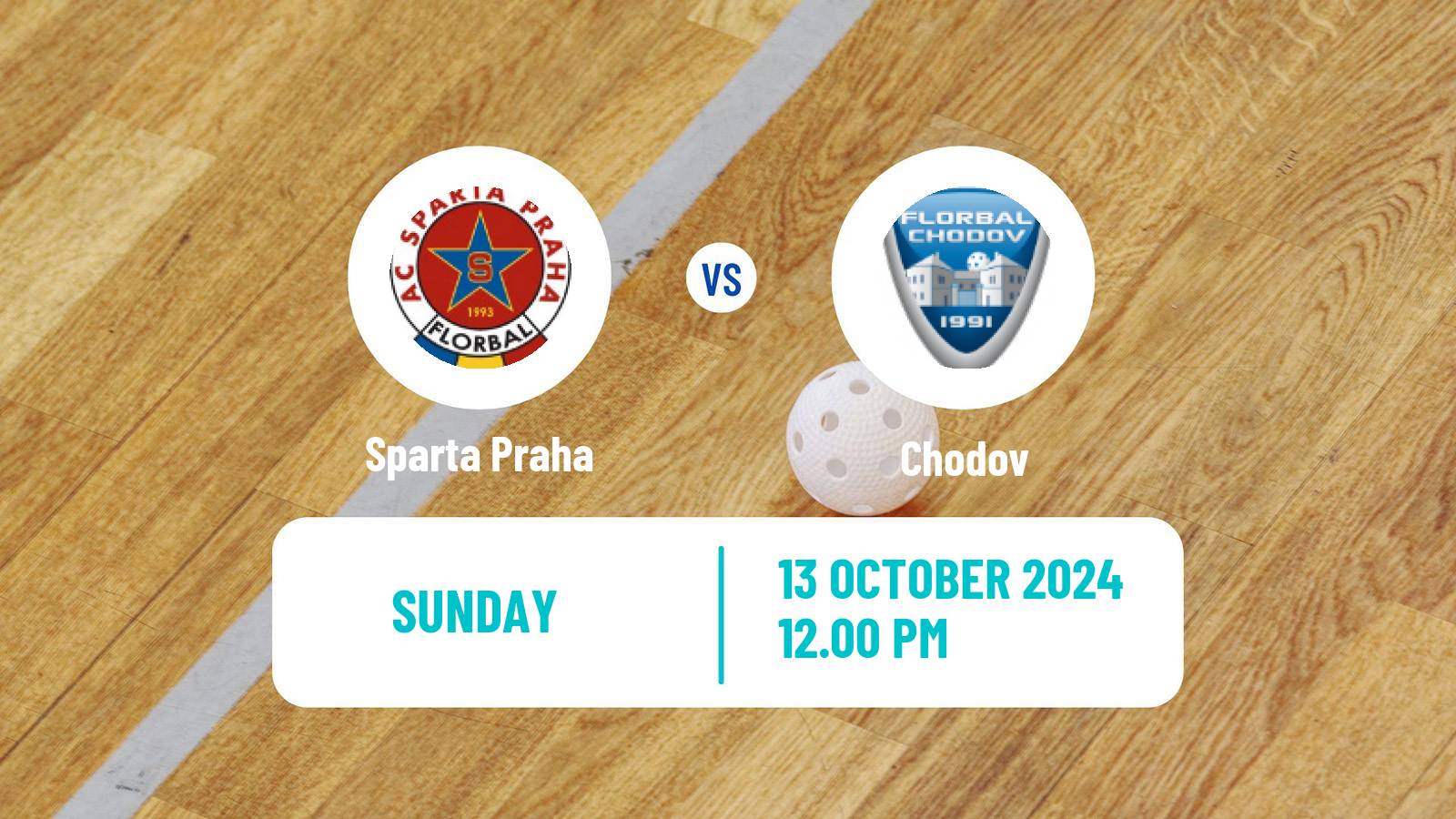 Floorball Czech Superliga Floorball Sparta Praha - Chodov