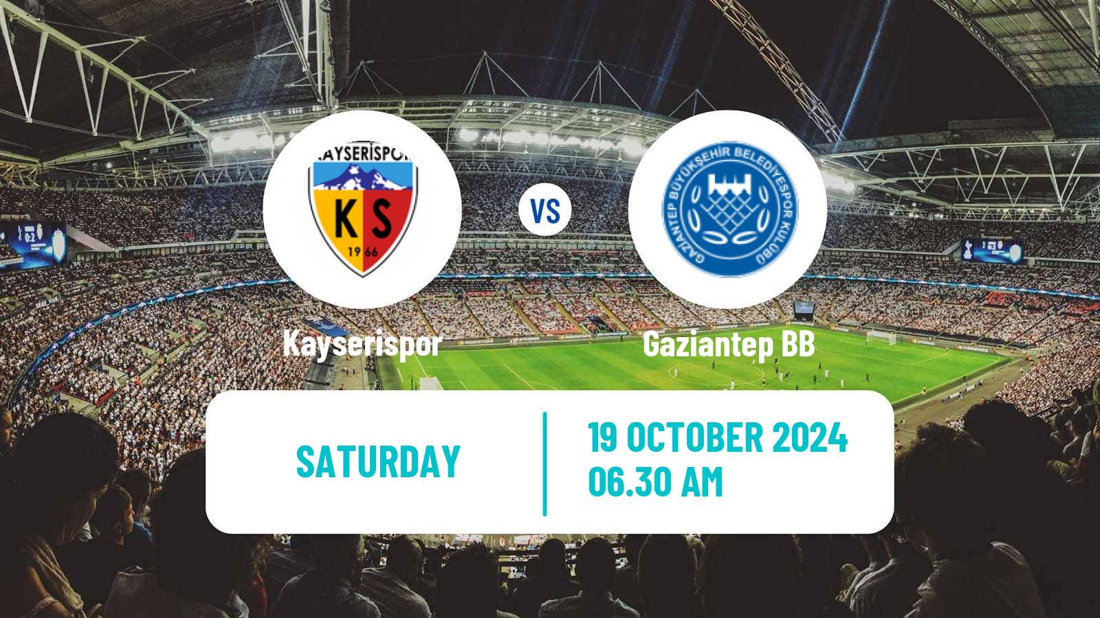 Soccer Turkish Super League Kayserispor - Gaziantep BB