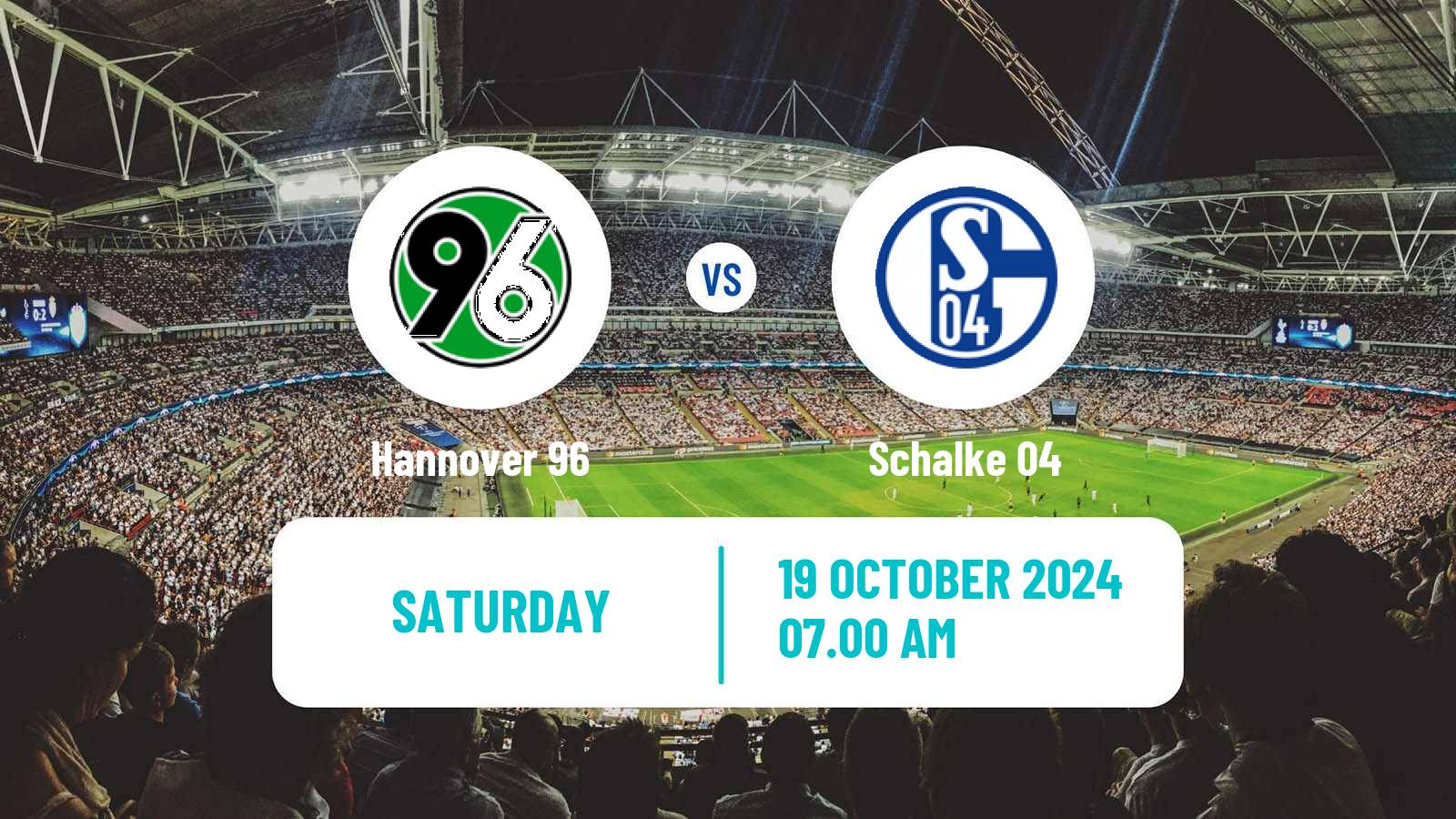 Soccer German 2 Bundesliga Hannover - Schalke 04