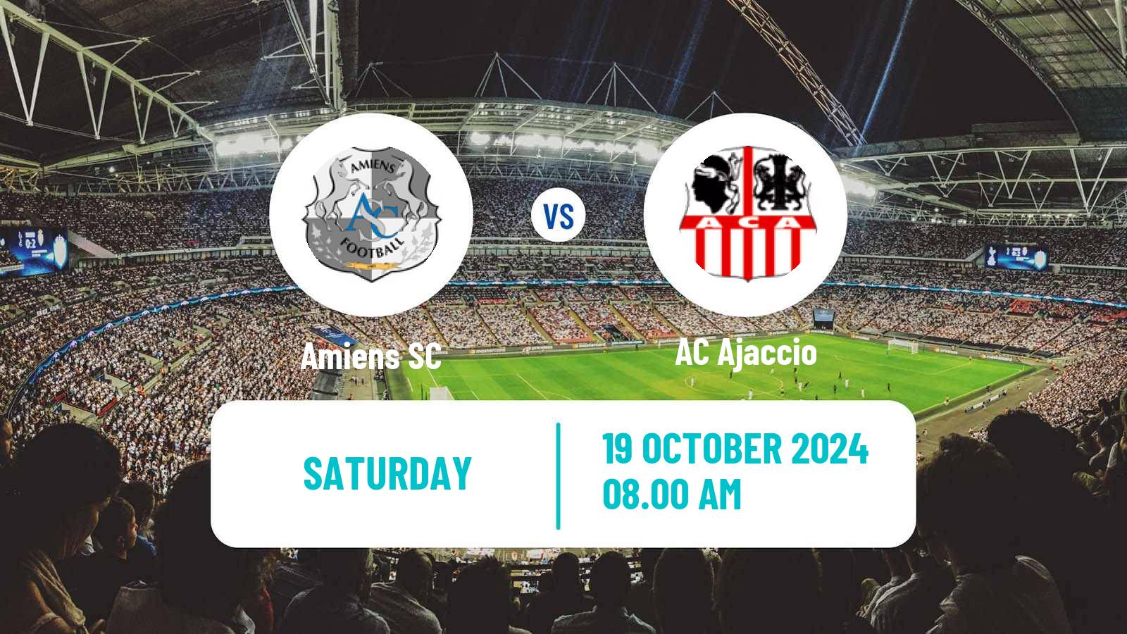 Soccer French Ligue 2 Amiens - Ajaccio