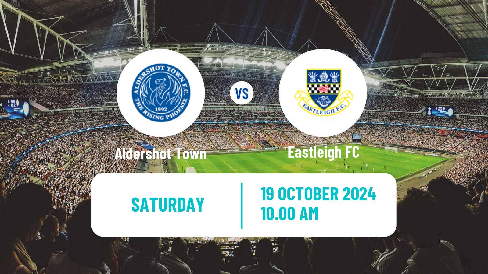 Soccer English National League Aldershot Town - Eastleigh