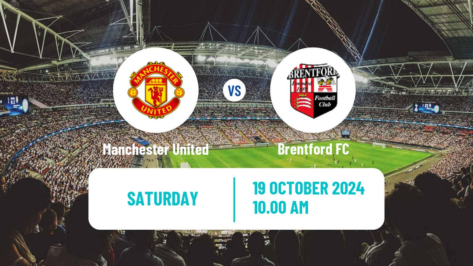 Soccer English Premier League Manchester United - Brentford