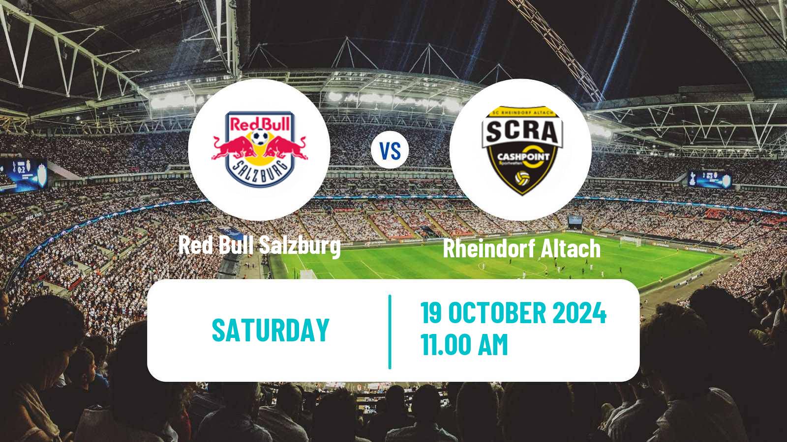 Soccer Austrian Bundesliga Red Bull Salzburg - Rheindorf Altach