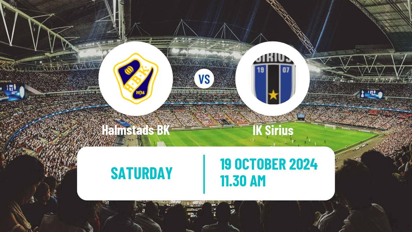 Soccer Swedish Allsvenskan Halmstad - Sirius