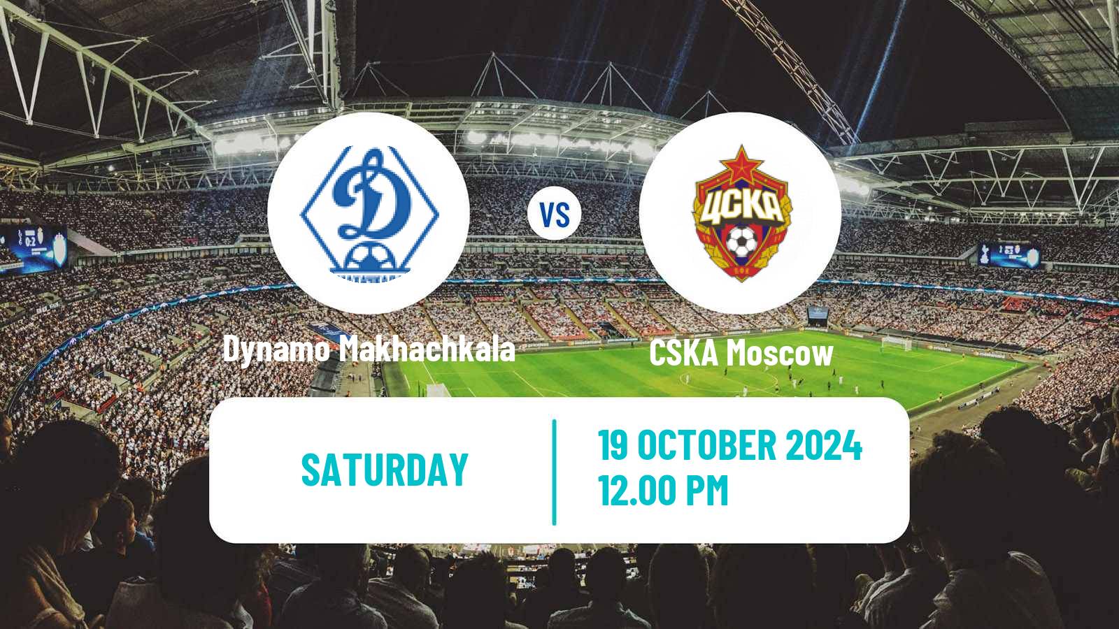 Soccer Russian Premier League Dynamo Makhachkala - CSKA Moscow