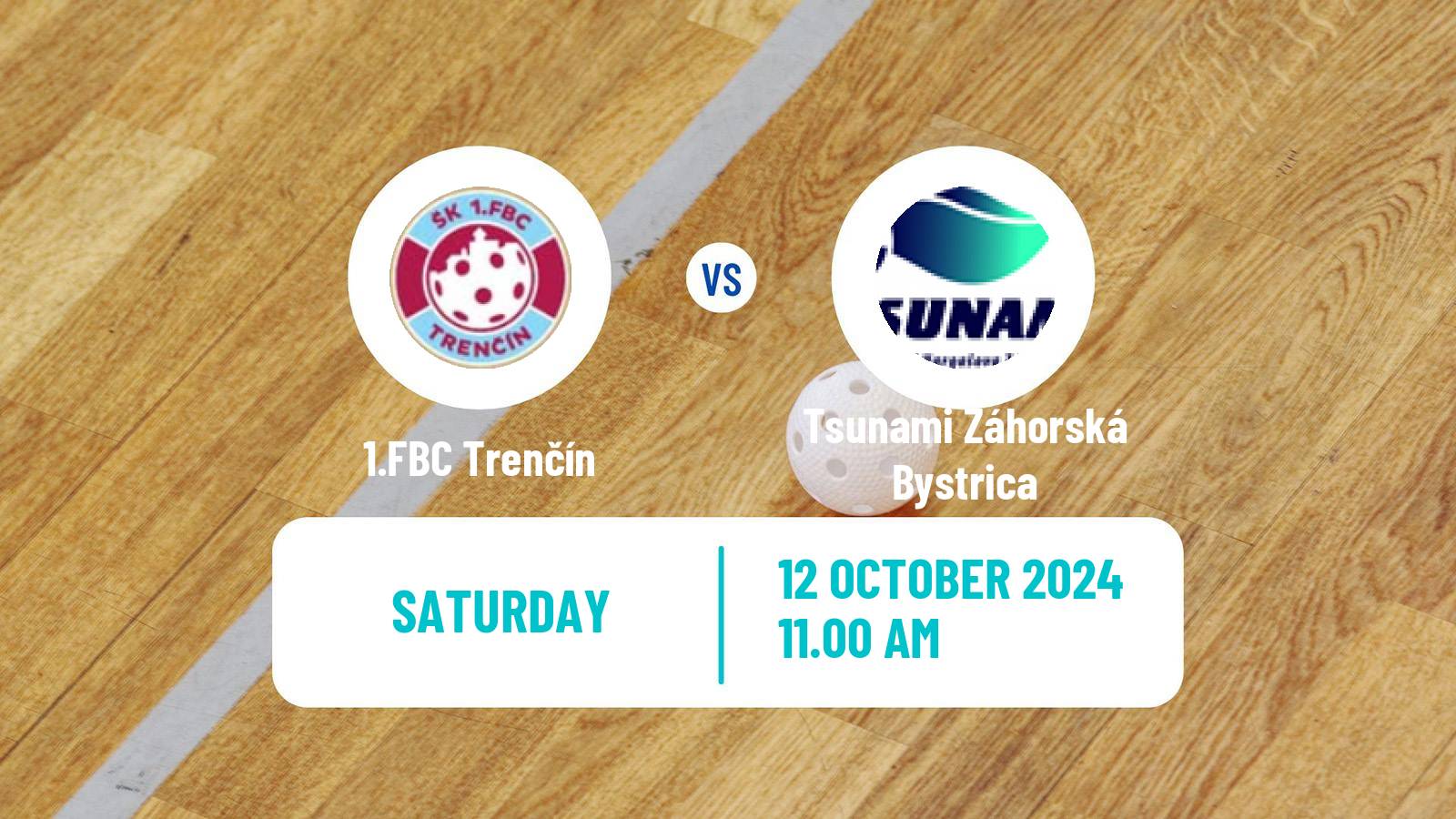 Floorball Slovak Extraliga Floorball 1.FBC Trenčín - Tsunami Záhorská Bystrica