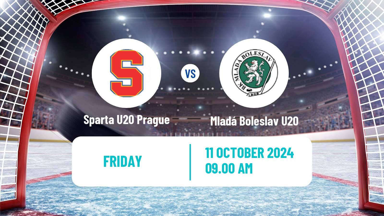 Hockey Czech ELJ Sparta U20 Prague - Mladá Boleslav U20