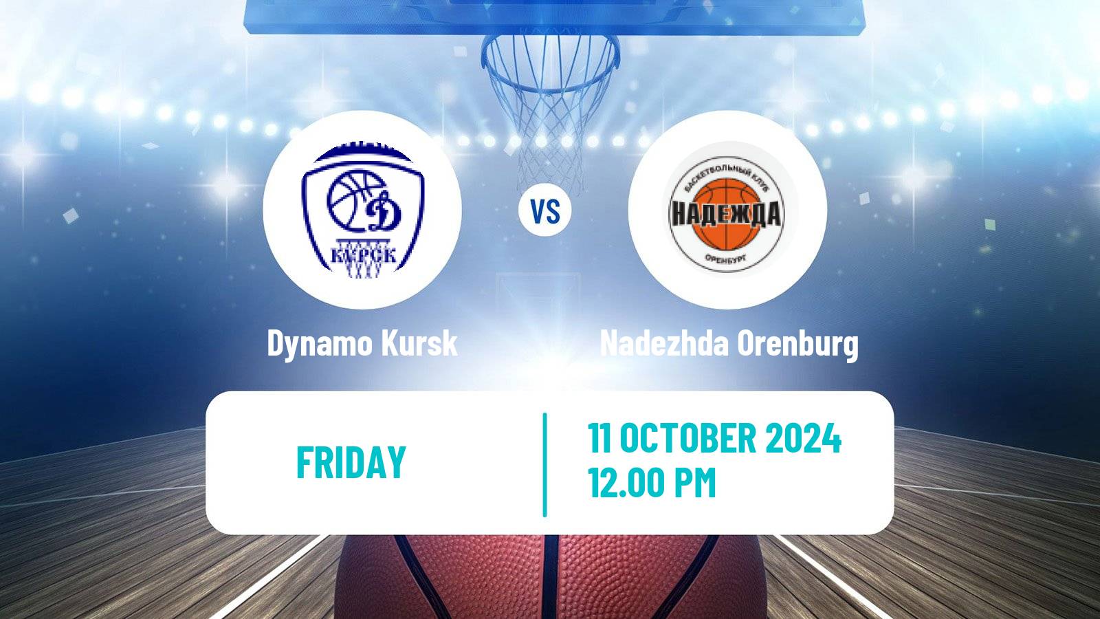 Basketball Russian Premier League Basketball Women Dynamo Kursk - Nadezhda Orenburg