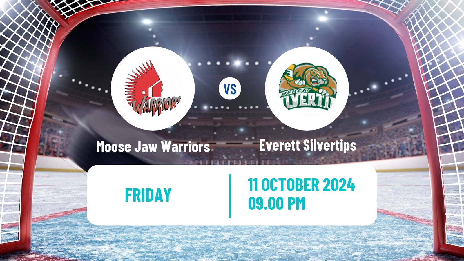 Hockey WHL Moose Jaw Warriors - Everett Silvertips