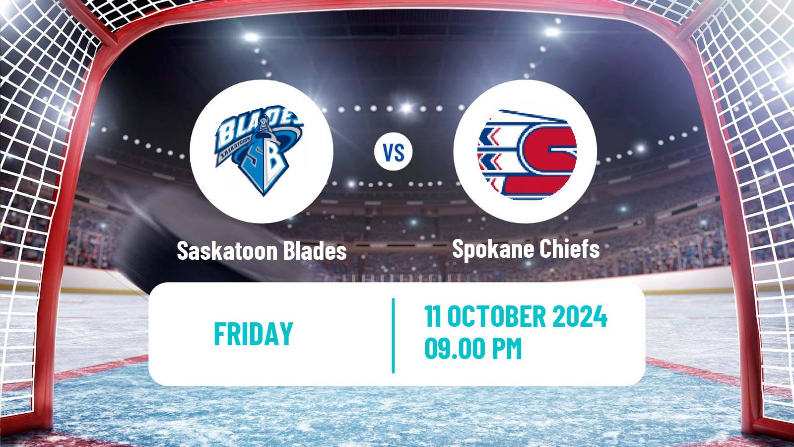 Hockey WHL Saskatoon Blades - Spokane Chiefs