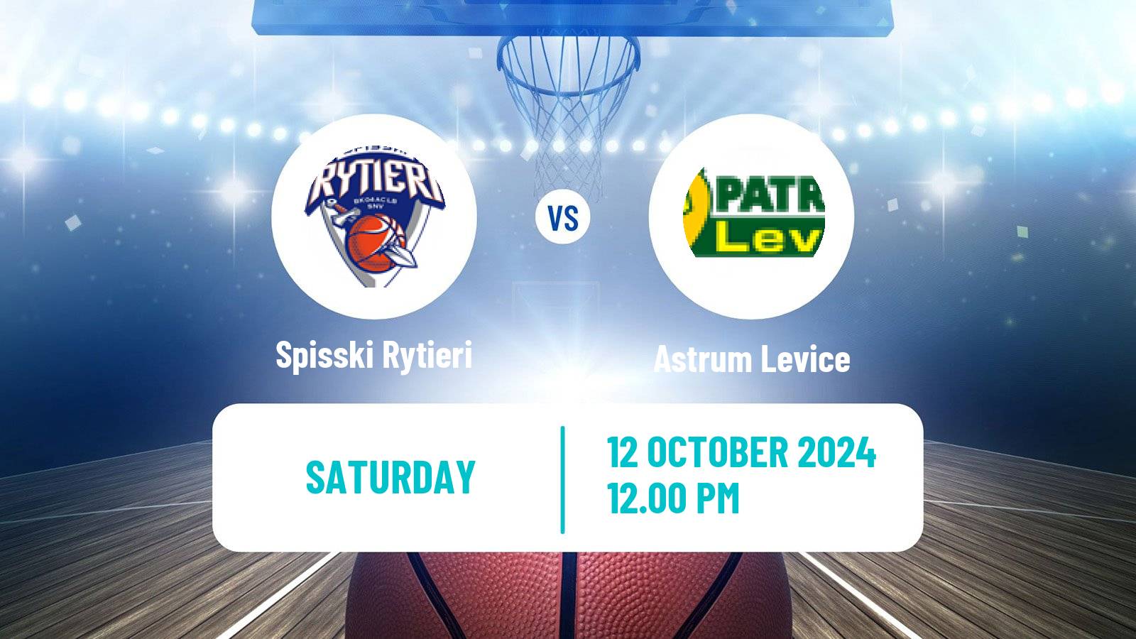 Basketball Slovak Extraliga Basketball Spisski Rytieri - Astrum Levice