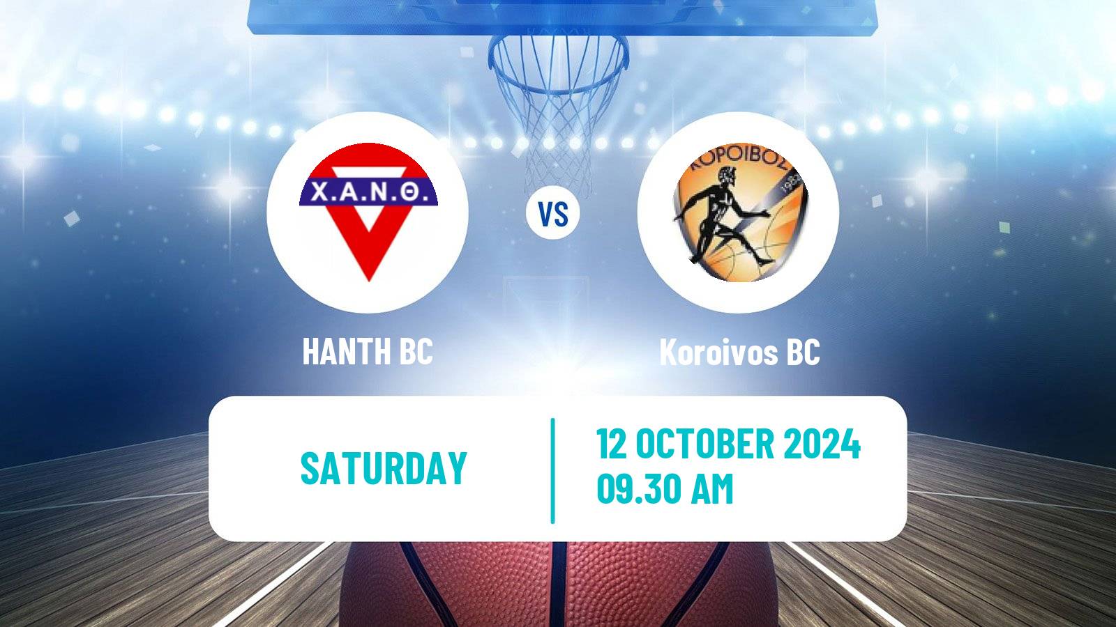 Basketball Greek Elite League Basketball HANTH - Koroivos