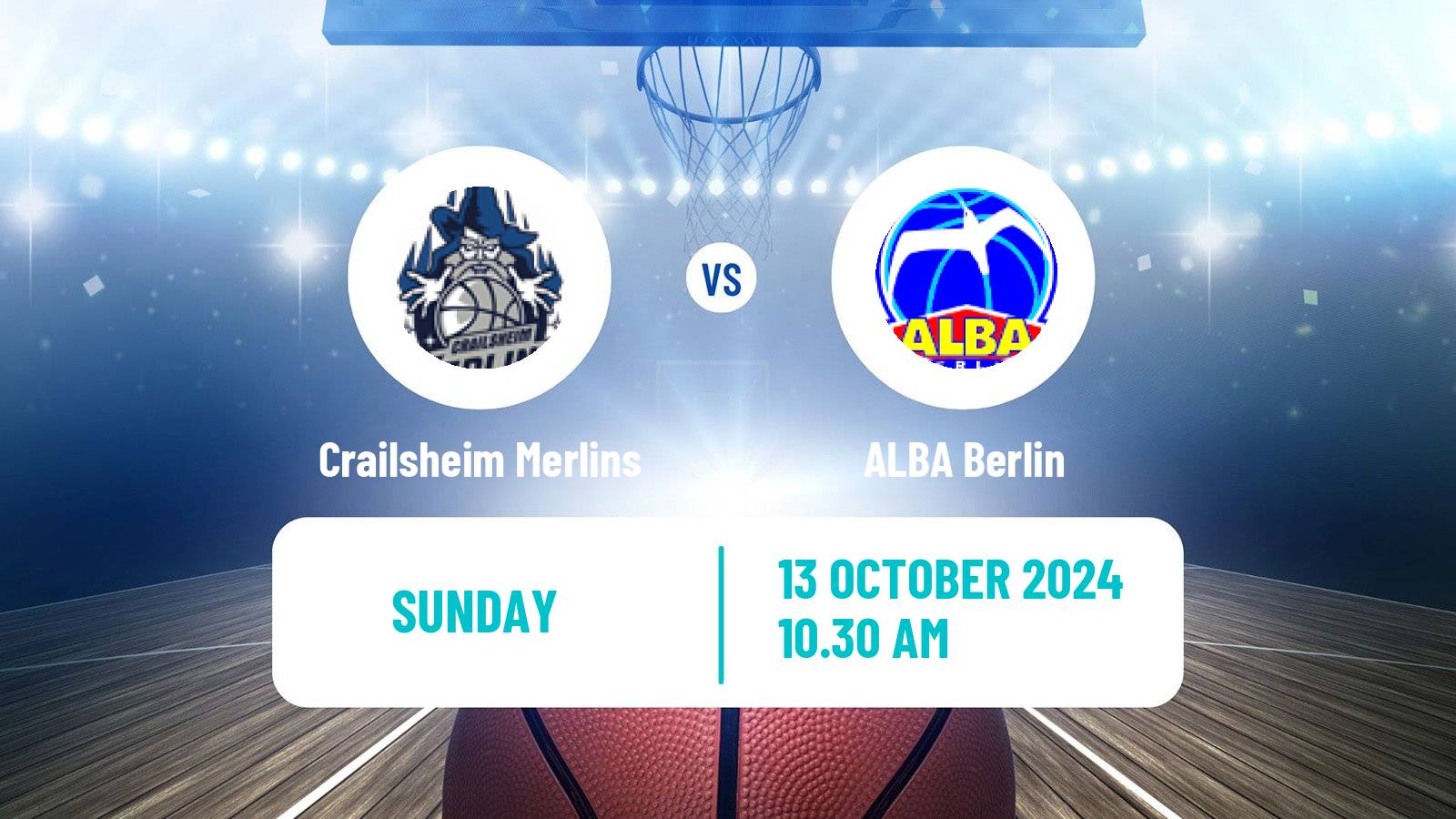 Basketball German Cup Basketball Crailsheim Merlins - ALBA Berlin