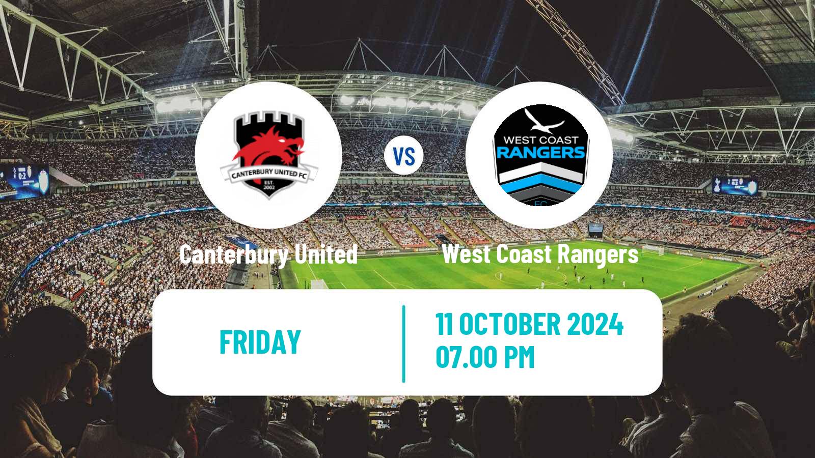 Soccer New Zealand National League Women Canterbury United - West Coast Rangers