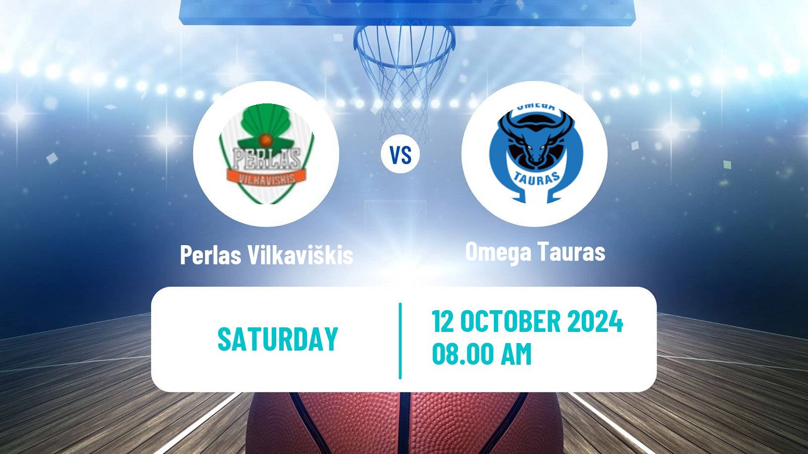 Basketball Lietuvos NKL Perlas Vilkaviškis - Omega Tauras