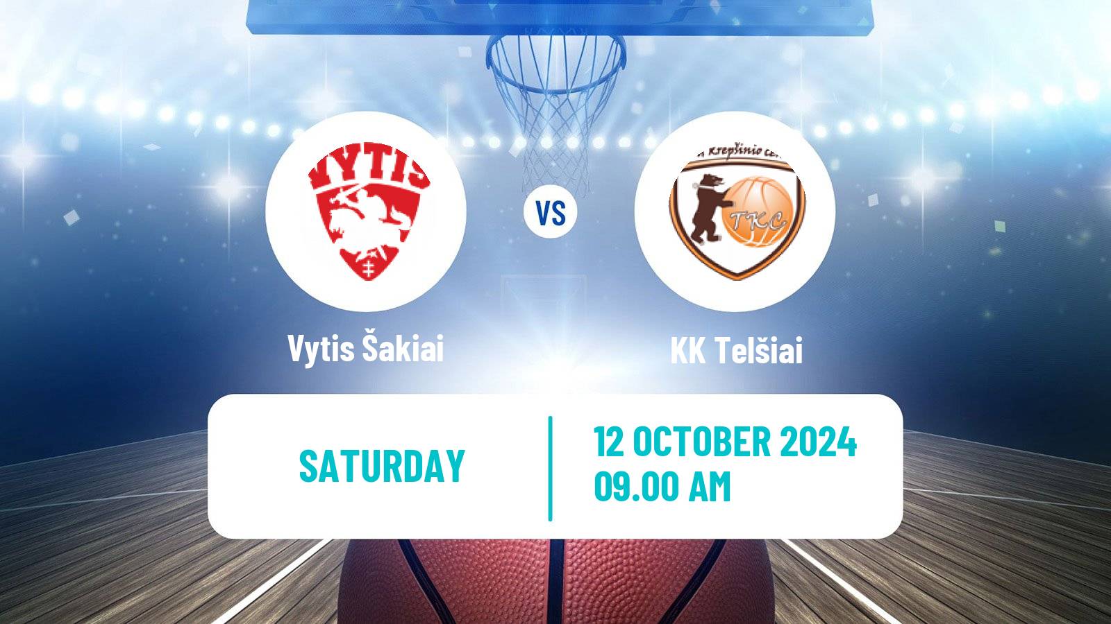 Basketball Lietuvos NKL Vytis Šakiai - Telšiai