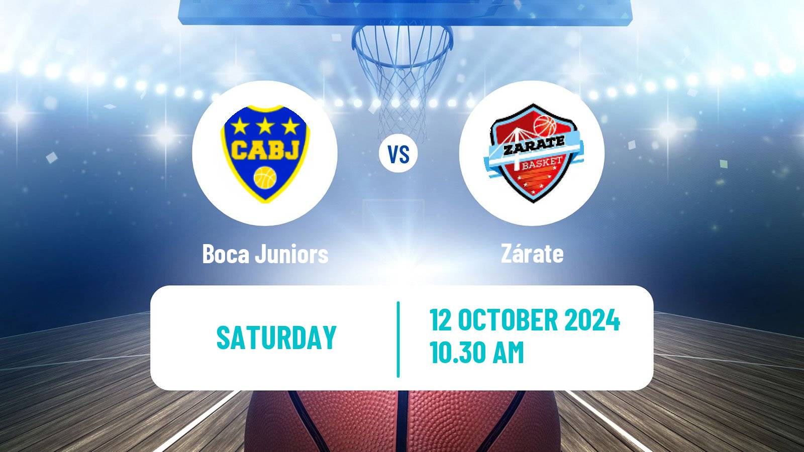 Basketball Argentinian LNB Boca Juniors - Zárate