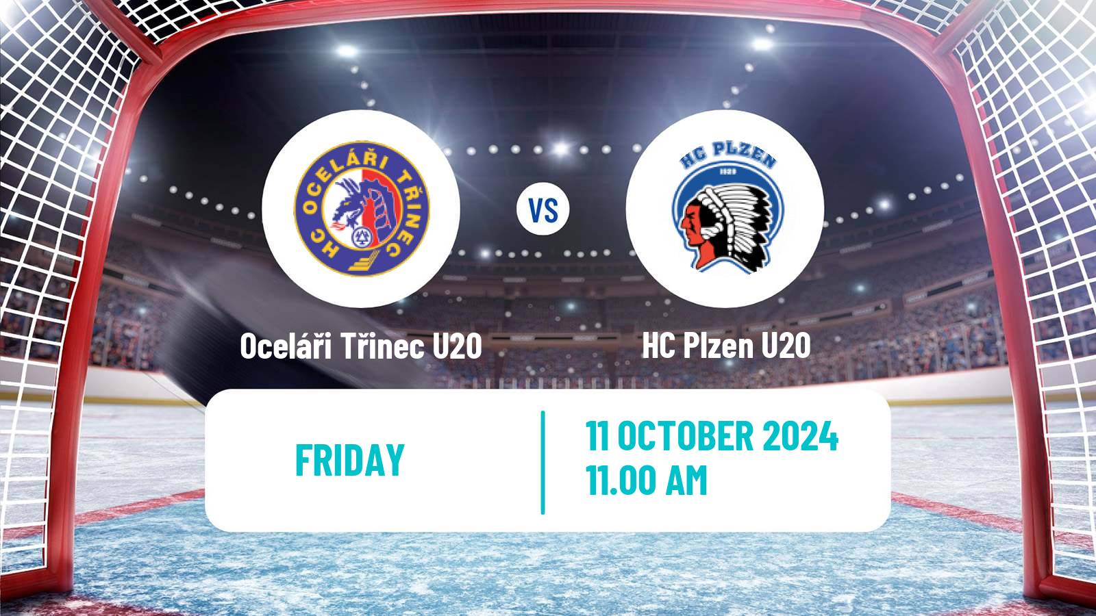 Hockey Czech ELJ Oceláři Třinec U20 - Plzen U20