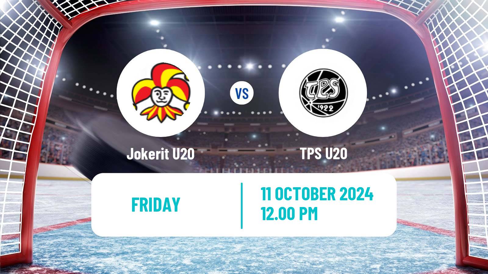 Hockey Finnish SM-sarja U20 Jokerit U20 - TPS U20